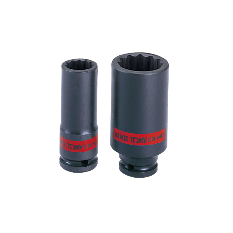 King Tony 1/2 inch 1-5/16 Inch Bi-Hexagon Deep Impact Socket, 443042S