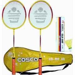 Cosco CB 80 Badminton Kit with Nylon Shuttle for Junior