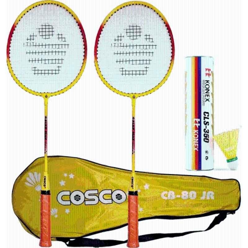 Cosco CB 80 Badminton Kit with Nylon Shuttle for Junior