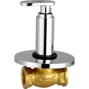 Prestige Snow Brass Chrome Finish Concealed Stop Cock