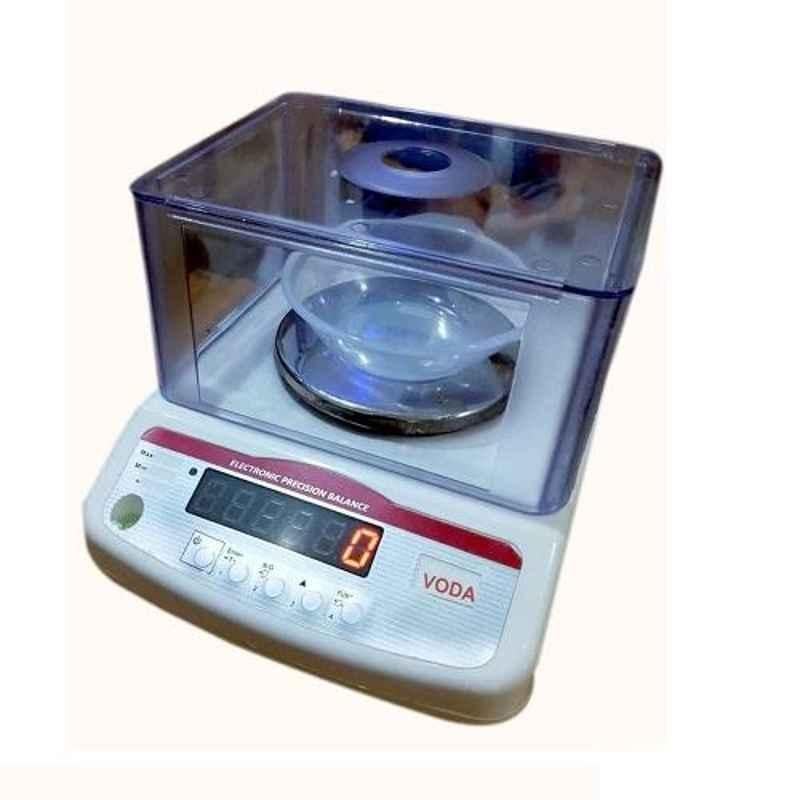 Voda 600g and 10mg Accuracy Jewellery Weighing Machine with Cover & 1 Year Warranty, VSJ-600 JOHRI