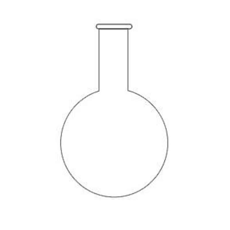 Axiva 250ml Touff Round Bottom Boiling Flask, FBR00250 (Pack of 10)