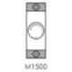 Wipro North West Stylus Plus/Convex 300W 1 Module Silver Grey Dimmer, M1500-Plus (Pack of 10)
