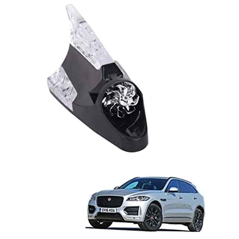 Kozdiko Black Auto Wind Power LED Light Shark Fin Car Antenna for Jaguar F-Pace