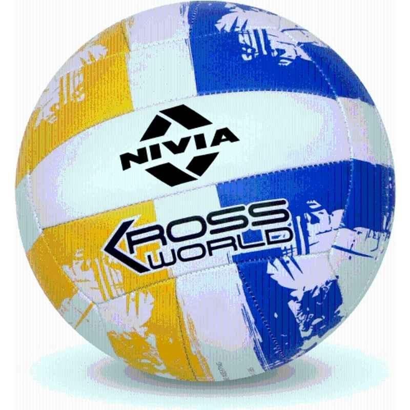 Nivia Kross World Multicolour Volleyball, Size: 4
