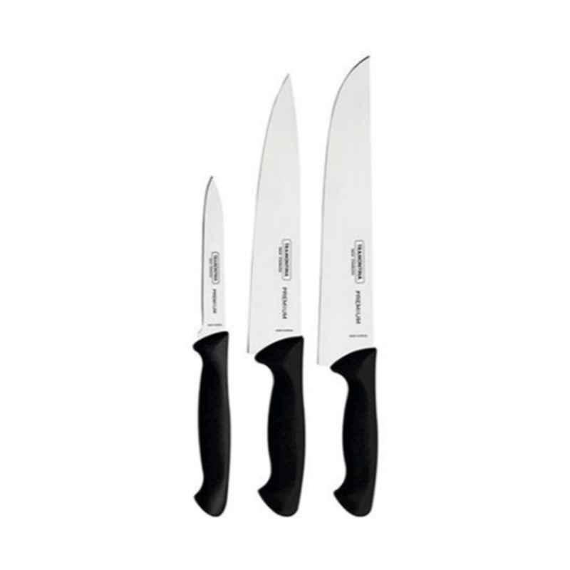 Tramontina 3Pcs Premium Stainless Steel Chef Knife Set, 24499011