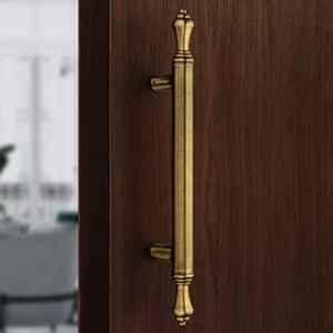 Plantex Heavy Duty Main Door Handle/14 inch Door Handle for Main Door/Pull-Push Handle (Brass Antique) 3 Years Warranty