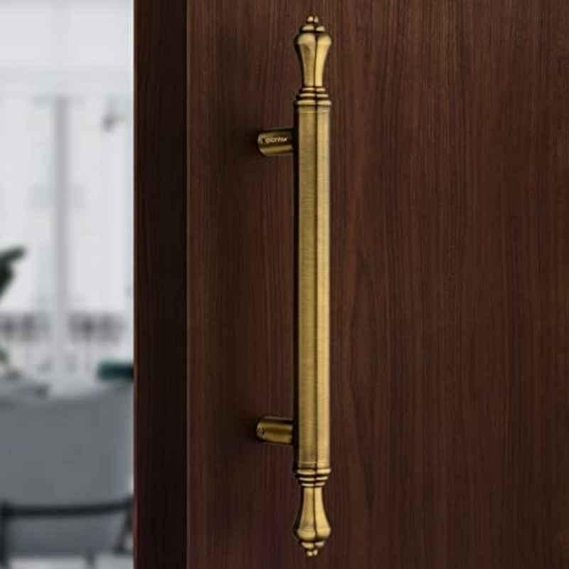 Plantex Heavy Duty Main Door Handle/14 inch Door Handle for Main Door/Pull-Push Handle (Brass Antique) 3 Years Warranty