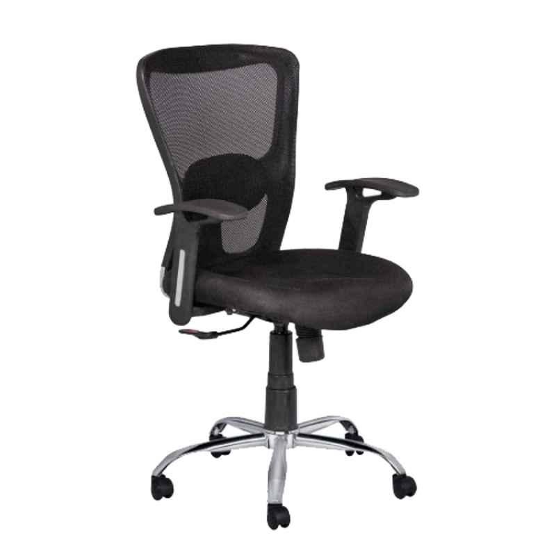 Mango Blossom Trentbridge Medium Back Mesh Black Office Chair
