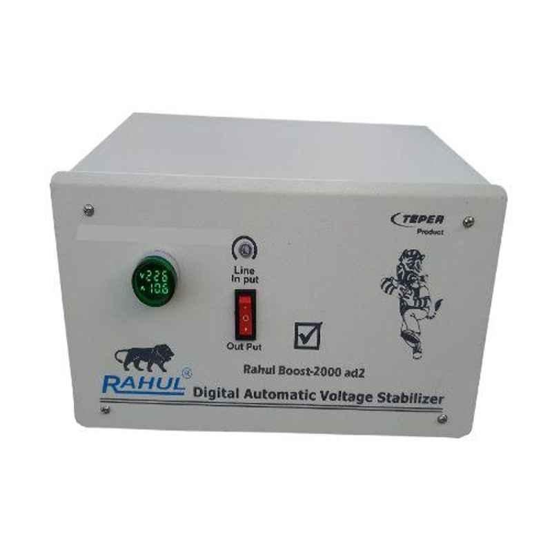 Rahul Boost 2000AD2 100-280V 2kVA Single Phase Digital Automatic Voltage Stabilizer