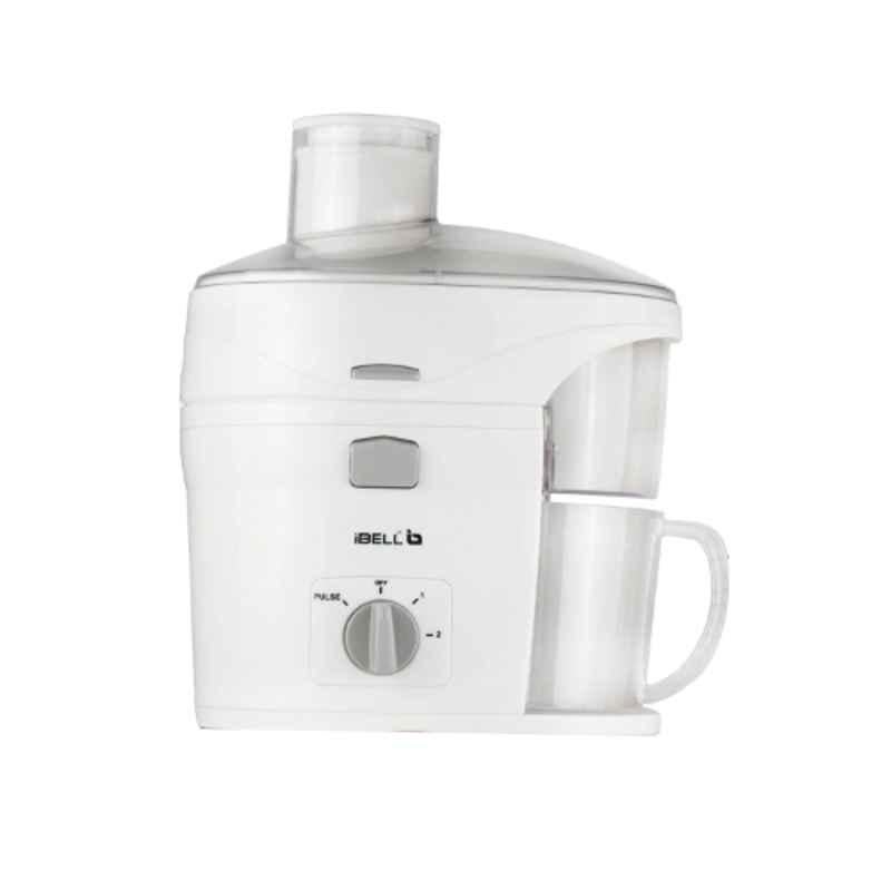 iBELL JU1400SG 300W White Detachable Pulp Collector Juicer