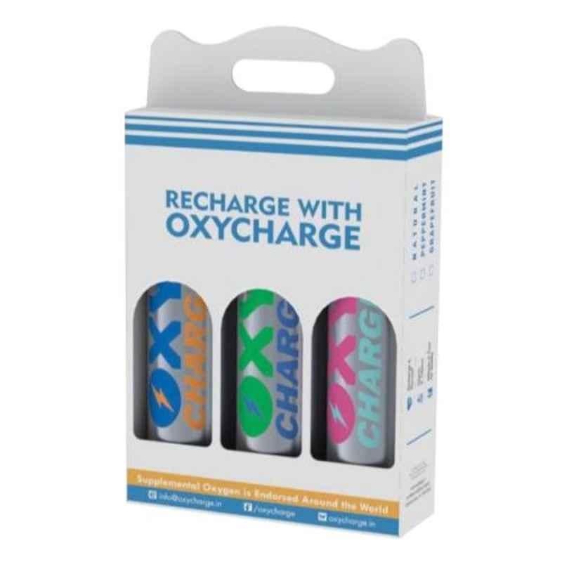Saviour 3.3L 80 Inhalations 3 Flavors Oxycharge (Pack of 3)