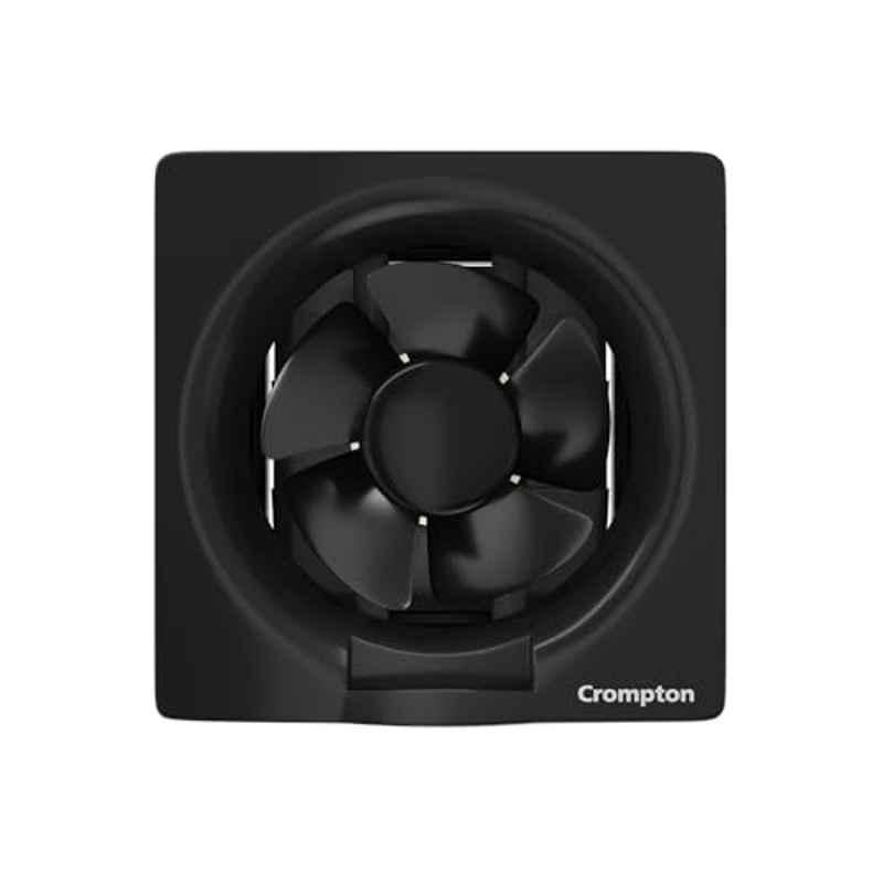 Crompton Brisk Air 30W 1300rpm Black 5 Blade Exhaust Fan with 2 Years Warranty, Sweep: 200 mm