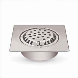 Sanjay Chilly 5x5 inch Stainless Steel 304 Silver Round Roof Drainer with Anti Cockroach & Insects Trap, RD-S-127