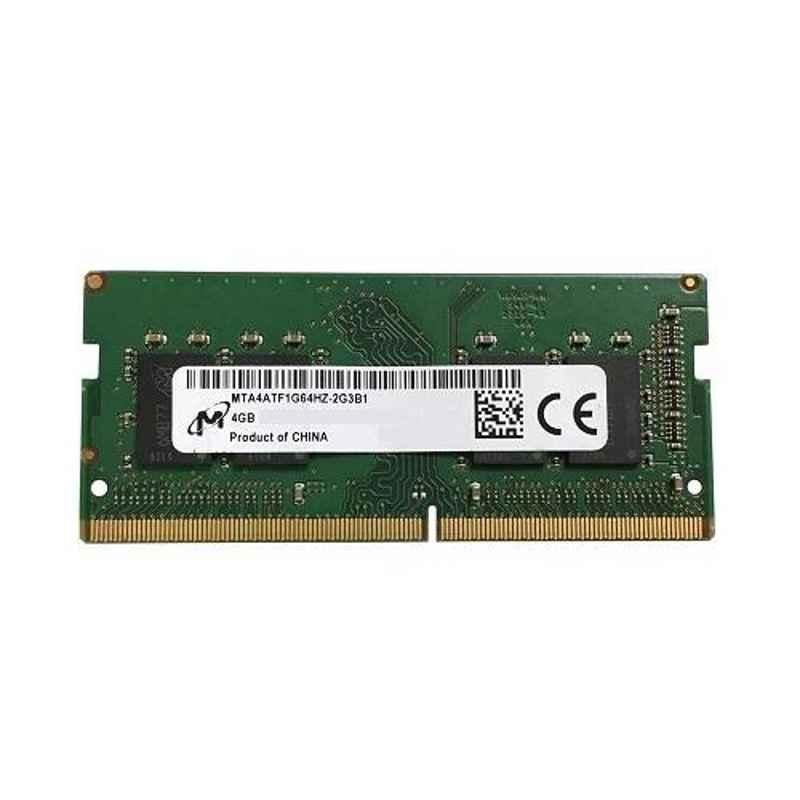 Micron DDR4 2400MHz 4GB 260-Pin SoDimm Memory Module, MTA4ATF51264HZ-2G3B1