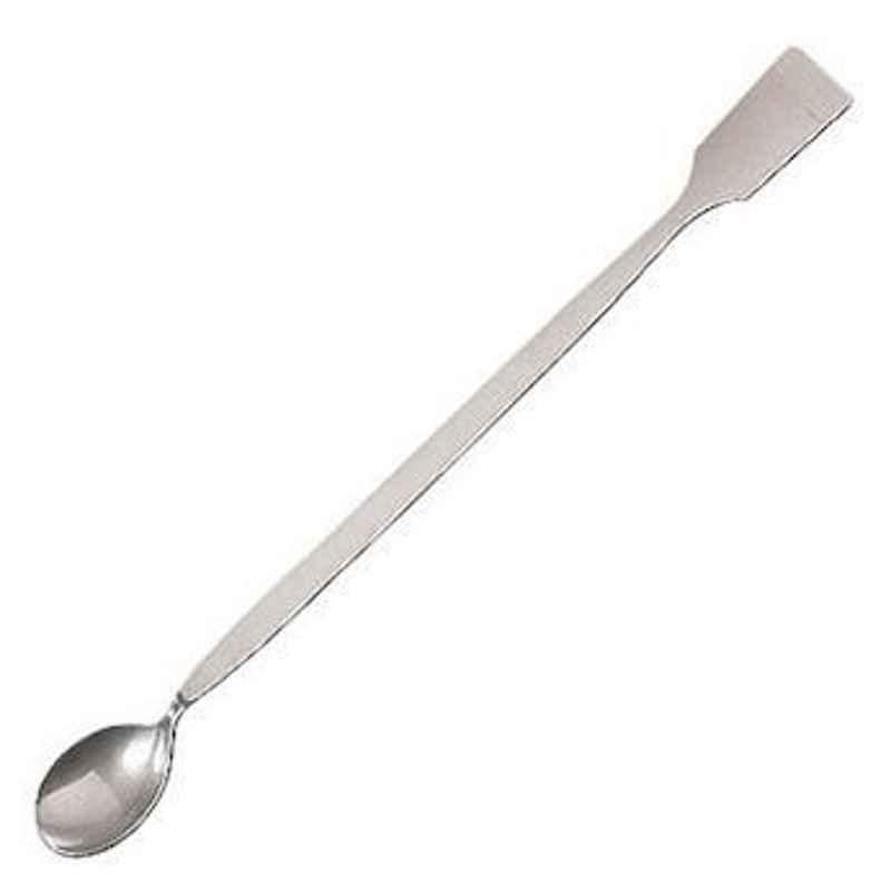 Generic 8 Inch Stainless Steel One Side Spoon and One Side Flat Spatula