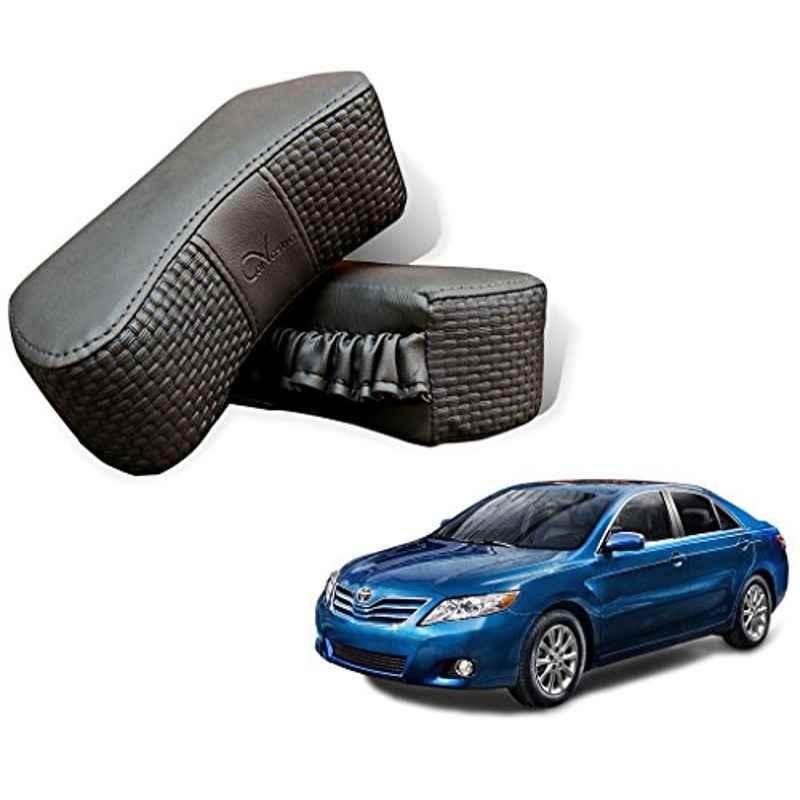 Kozdiko 2 Pcs Memory Foam Grey Car Vastra Neck Rest Cushion Set for Toyota Camry, koz_5354