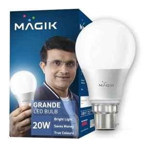 Magik Grande 20W 6500K B22 Cool White LED Bulb, LUGR020CP4173