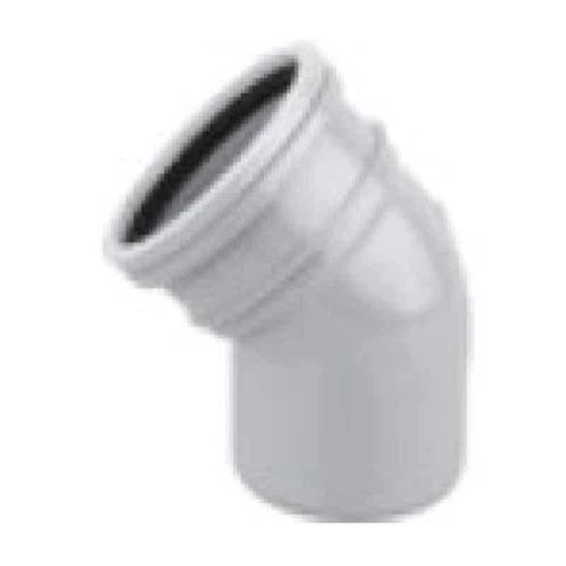 Hepworth 110mm PVC 45 Deg Pipe Bend, S15/4