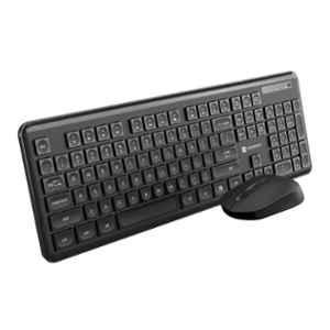 Portronics Key 4 Combo Plastic Black Wireless Keyboard & Mouse Combo, POR-1404