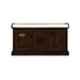 Angel Furniture Solid Sheesham Wood Lacquar Finish Dark Brown Rectangular Storage Shoe Rack, AF-158W