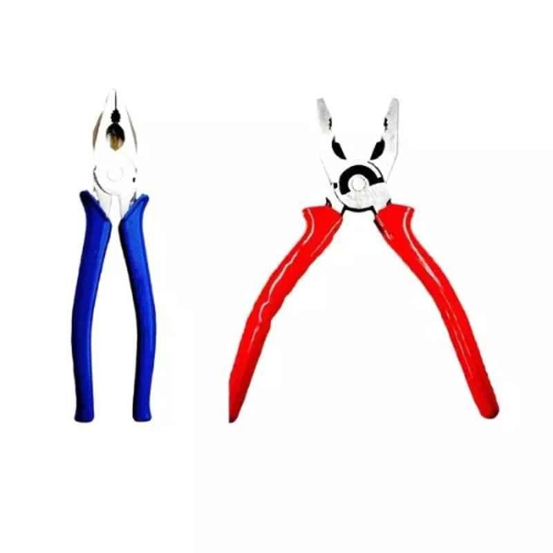Sky Blue 2 Pcs 7.8 inch Lineman Plier Combo, SBE_PLIER_COMBO_MOD_00191
