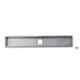 Aquieen Wave 36x4 inch Stainless Steel 304 Centre Hole Floor Water Drainer Bathroom Grating with Anti-Foul Cockroach Trap
