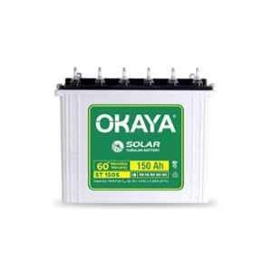Okaya 100Ah 12V Tall Tubular Solar Battery, ST 150 S(TT)