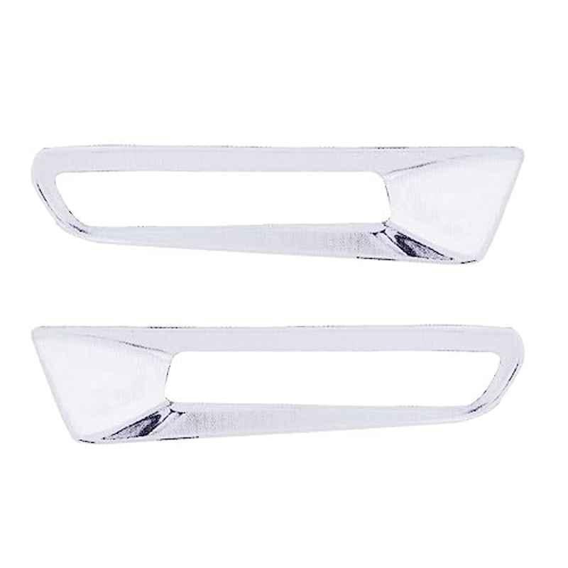 Auto Pearl 2 Pcs Chrome Plated Rear Eye Cat Show for Baleno New