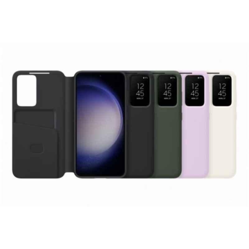 Samsung S23 Green Smart View Wallet Cover Case, EF-ZS911