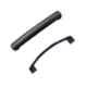 Atom 536 8 inch Black Matt Finish Zinc Cabinet Pull Handle (Pack of 2)