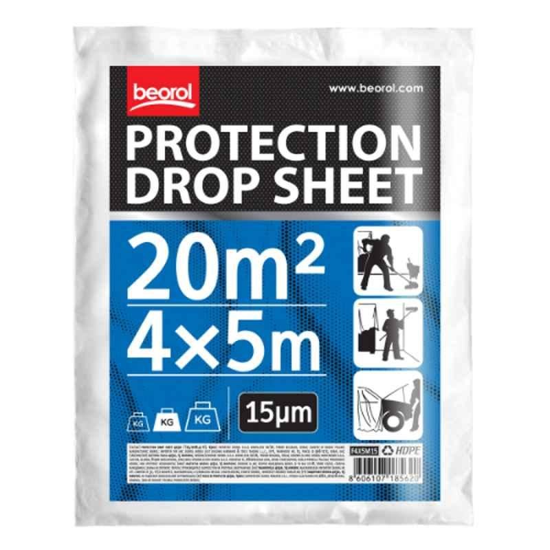 Beorol 4x5m Protection Drop Sheet, F4x5M15