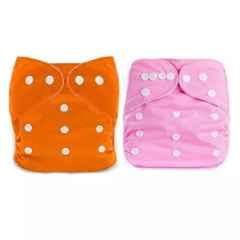 Fastgear Cotton Reusable Baby Diaper with Insert Pad, FG368, Size: Medium