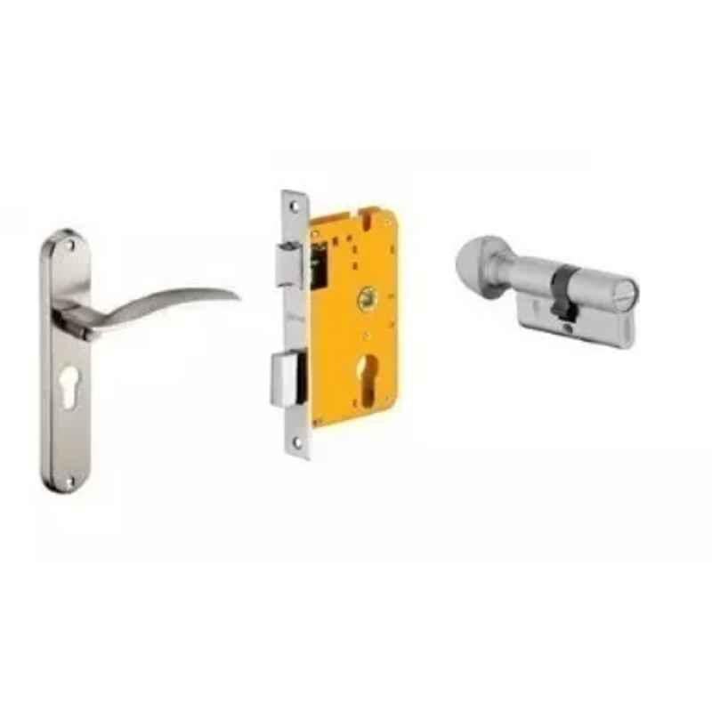 Dorset HL Series Celio 60mm Stainless Steel Door Handle Lock Set with Coin & Knob