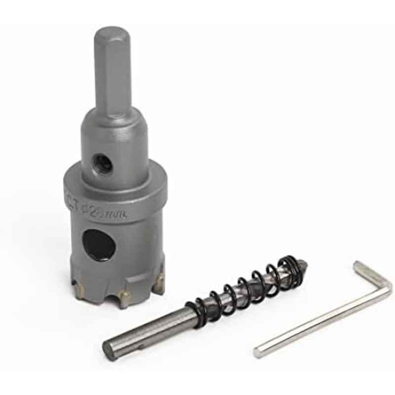 VTOOLS 28mm Tungsten Carbide TCT Hole Saw Cutter with Pilot Drill Bit & Allen Wrench, VT3117