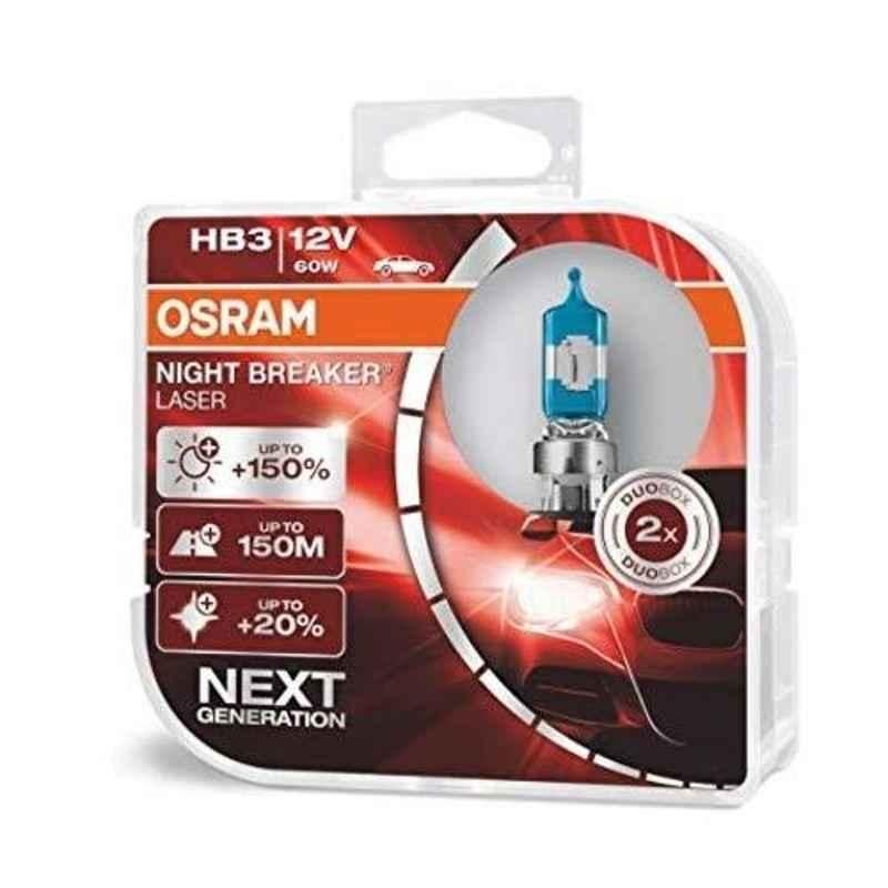 Osram 2 Pcs 60W 25x24x10.6cm Car Lighting Head Light Bulb Set