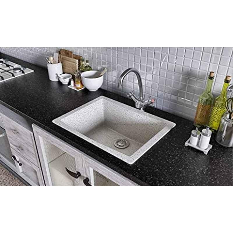 Bassino 53.34x45.7x20.32cm Quartz Kitchen Sink