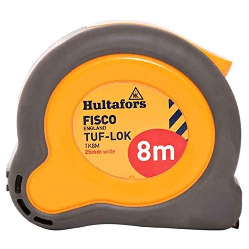 Fisco 25mm 8m Steel Measuring Tape, TK8M