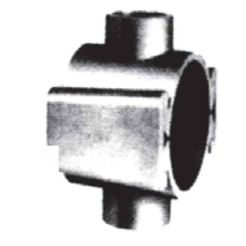 Hepworth 21.137 4x1-1/2 inch PN 10 PVC-U Double Branch Saddle, 161.137.066