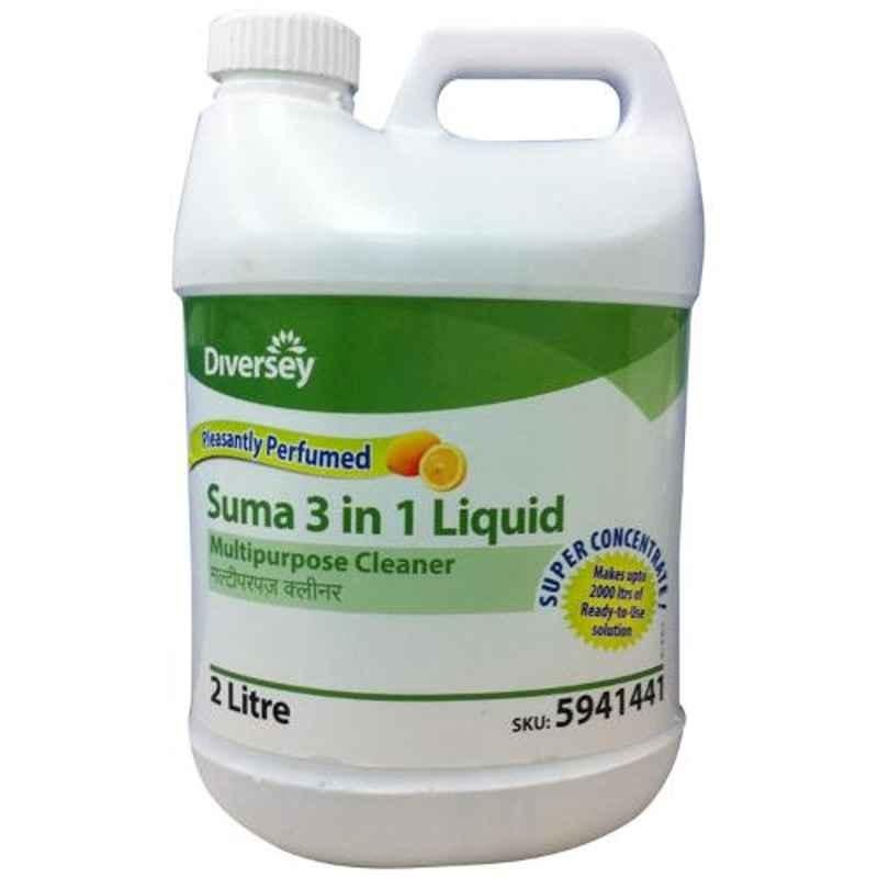Diversey Suma 3 in 1 2L Multipurpose Cleaner, 5941441 (Pack of 2)