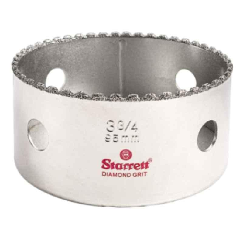 Starrett 95mm Silver Diamond Grit Hole Saw, KD0334-N