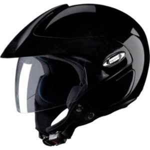 Studds Marshall Black Motorsports Helmet, Size (XL, 600 mm)