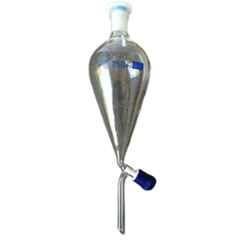 WKM 250ml Borosilicate Glass Separating Funnel (Pack of 2)