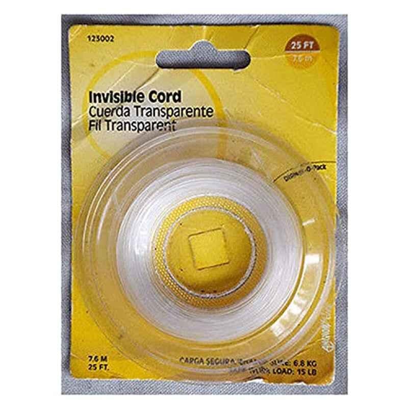 Hillman 25ft White Invisible Cord
