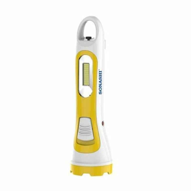 Sonashi 4V Yellow Rechargeable LED Torch, SPLT-107
