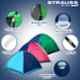 Strauss 62x15x6cm Polyester Multicolor Portable Waterproof Camping Tent, ST-1526