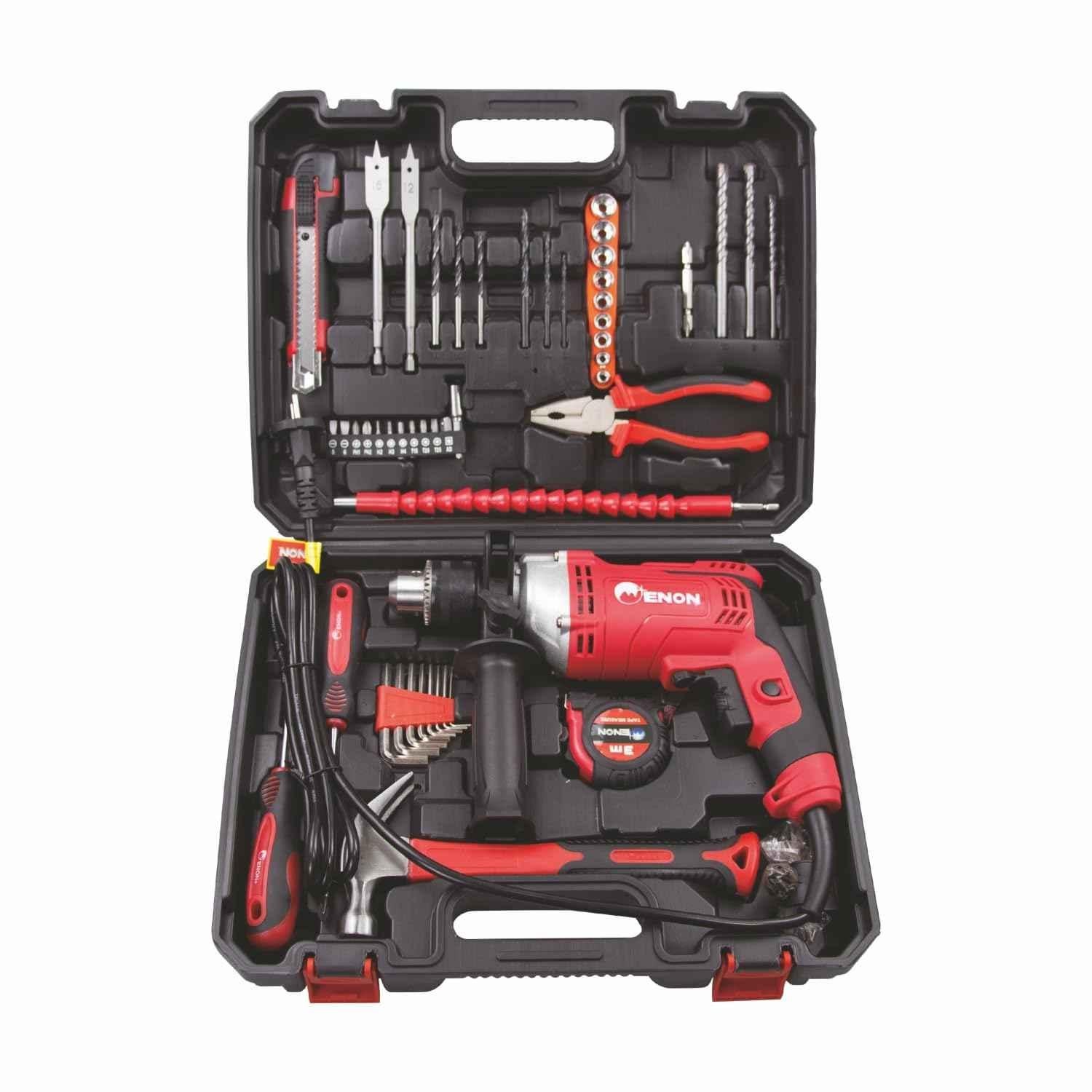 Buy ENON 86 Pcs 710W 2600rpm Red & Black Variable Speed Impact