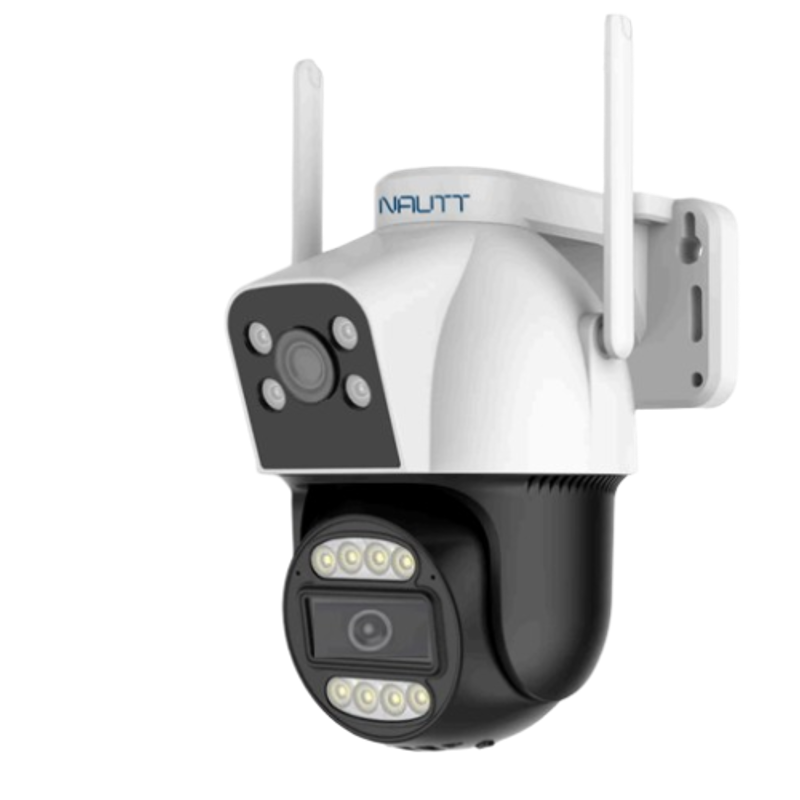Cybernautt Z6Y 6MP Dual Lens Full HD PT Smart WiFi Camera with Colour Night Vision, Motion Detect, Alarm, 2 Way Audio & Support SD Upto 256 GB