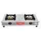 Fogger Gold Stainless Steel 2 Burners Manual Ignition Gas Stove, SBI00030