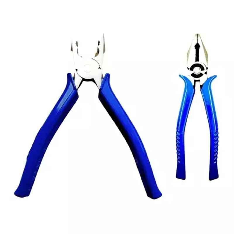 Sky Blue 2 Pcs 7.8 inch Lineman Plier Combo, SBE_PLIER_COMBOS_COMBO_270
